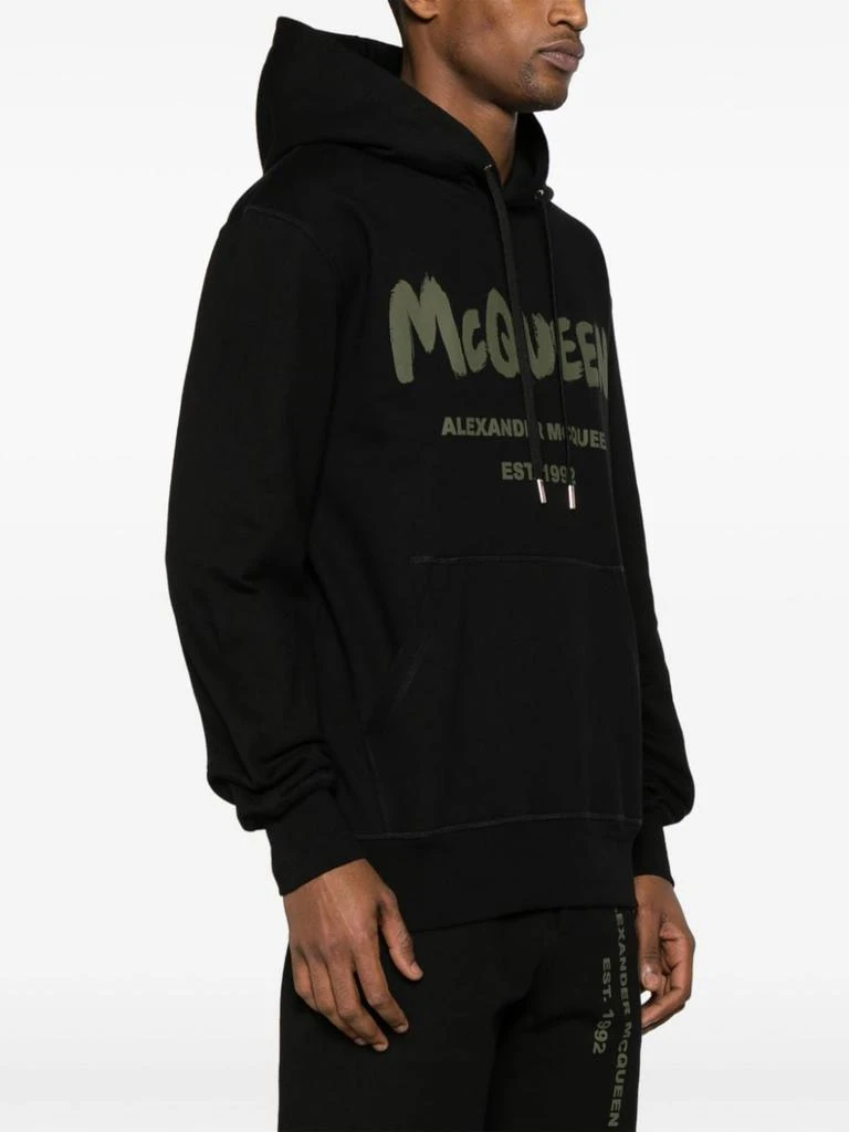 商品Alexander McQueen|ALEXANDER MCQUEEN - Sweatshirt With Logo Print,价格¥6123,第4张图片详细描述