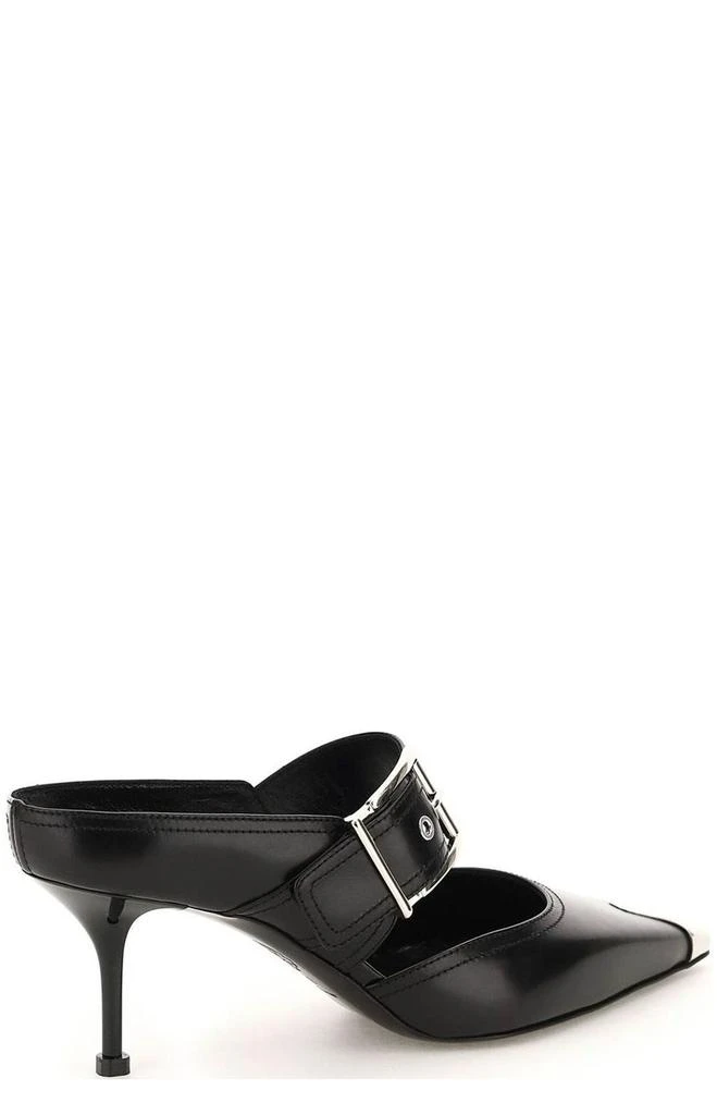 商品Alexander McQueen|Alexander McQueen Pointed-Toe Heeled Mules,价格¥4810,第2张图片详细描述