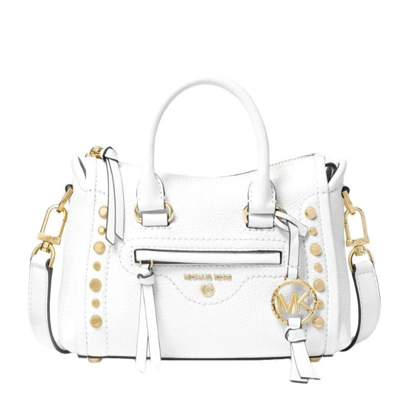 商品Michael Kors|香港直邮Michael Kors迈克高仕女士白色牛皮手提斜挎包32T0GCCC0L,价格¥2607,第1张图片