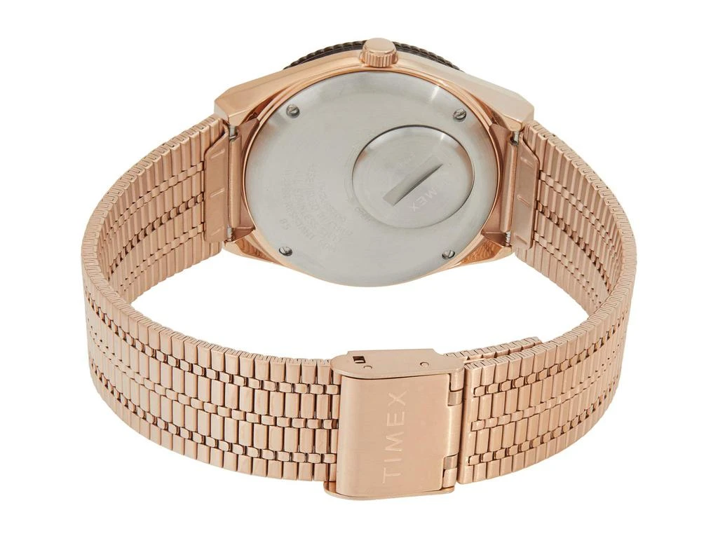 商品Timex|36 mm Q Timex Stainless Steel Rose Gold-Tone Case,价格¥762,第3张图片详细描述