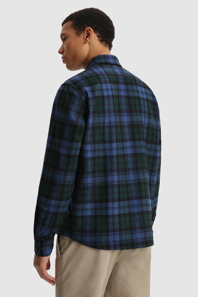 Wool Blend Trout Run Plaid Flannel Shirt  - Made in USA商品第4张图片规格展示