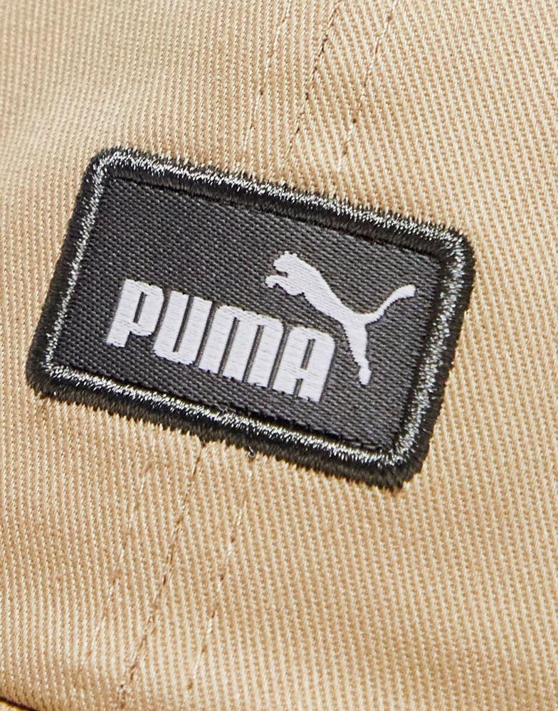 Puma logo cap in stone商品第3张图片规格展示