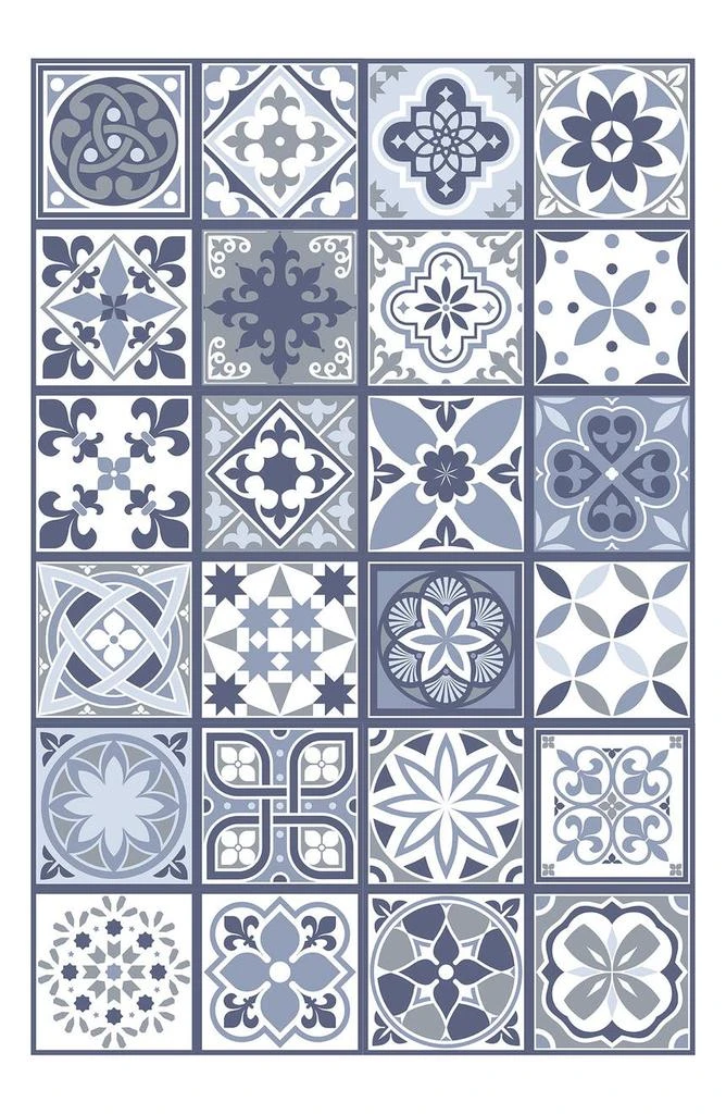 商品WALPLUS|Libson Blue Tiles Wall Decal,价格¥239,第1张图片