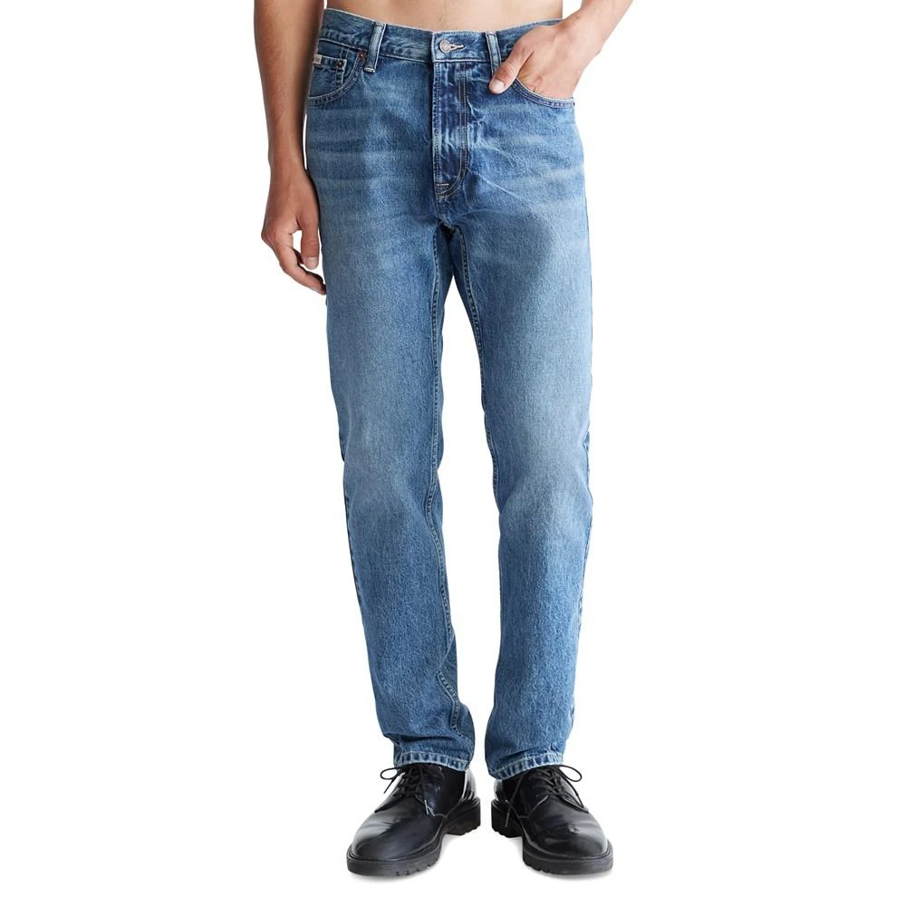 商品Calvin Klein|Men's Slim Straight-Fit Jeans,价格¥410,第1张图片