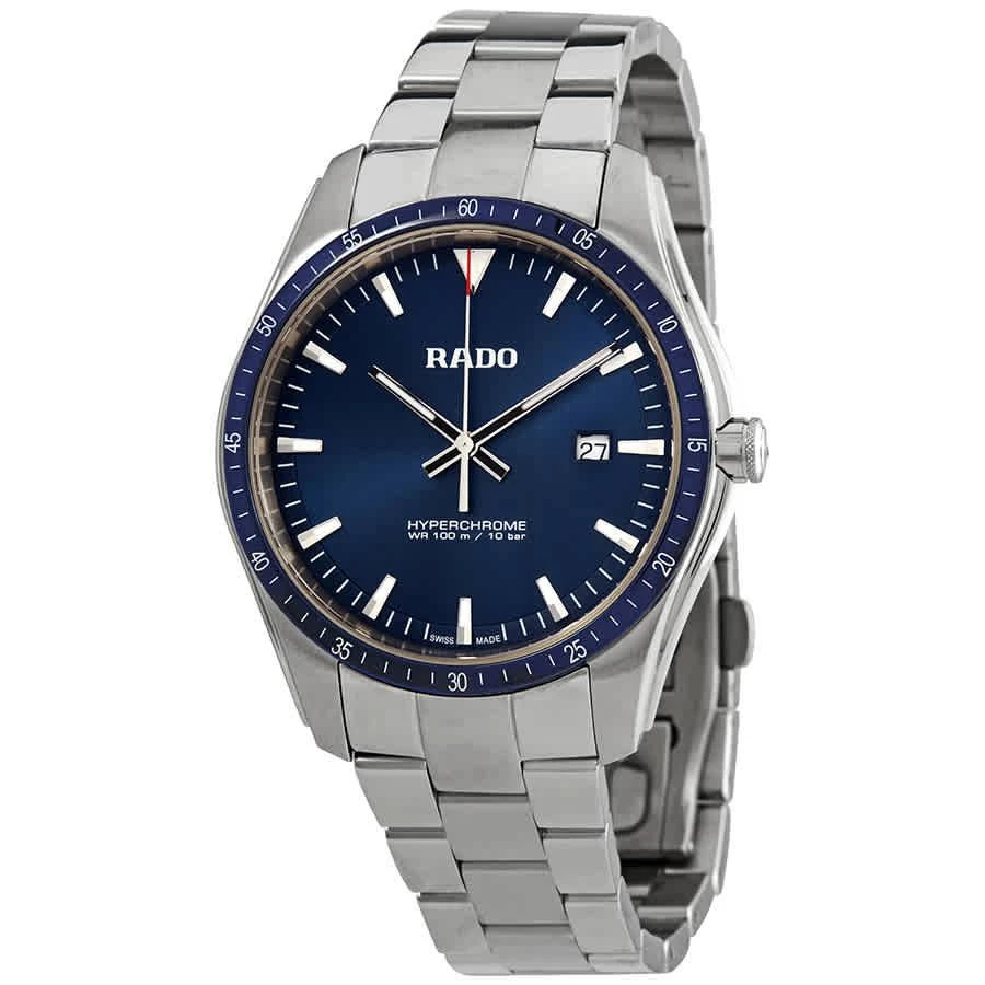 商品Rado|HyperChrome Blue Dial Men's Watch R32502203,价格¥6660,第1张图片