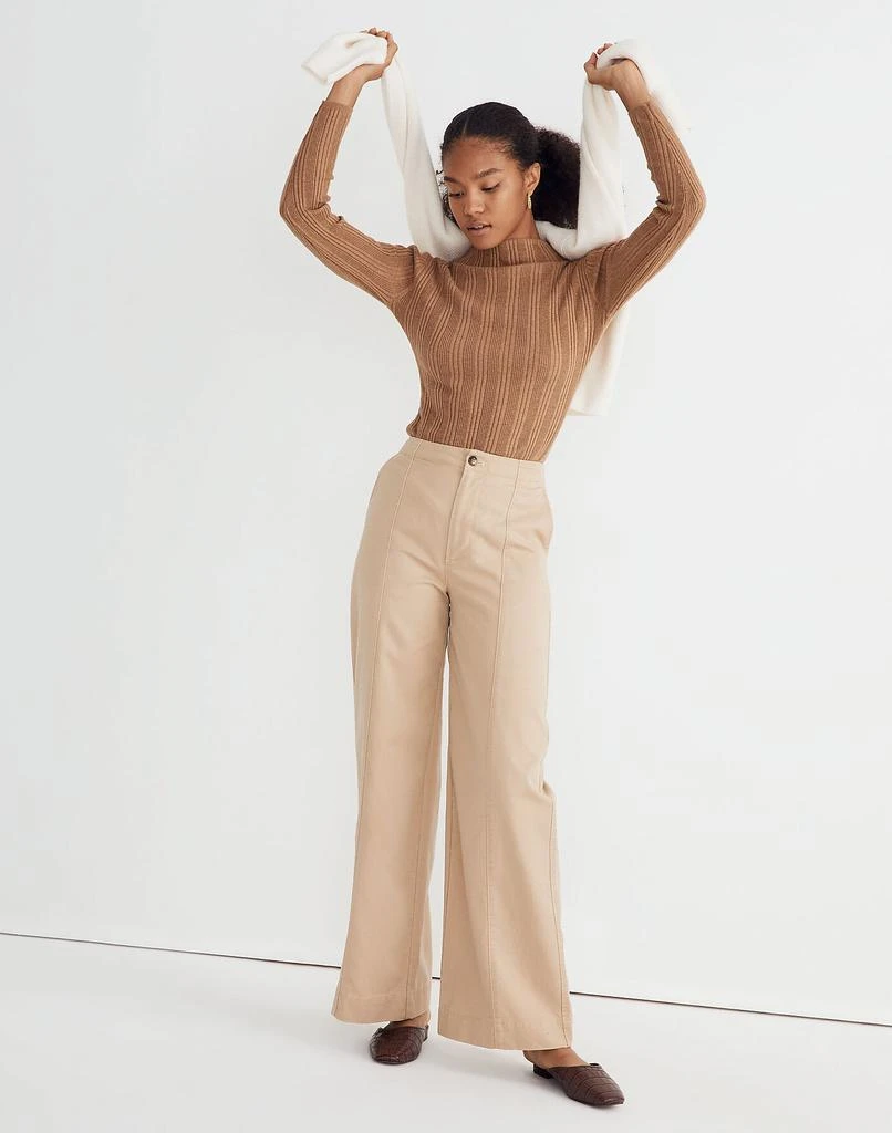 商品Madewell|Seamed Wide-Leg Pants,价格¥441,第1张图片