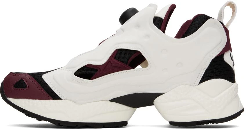 商品Reebok|White & Burgundy Instapump Fury 95 Sneakers,价格¥978,第3张图片详细描述