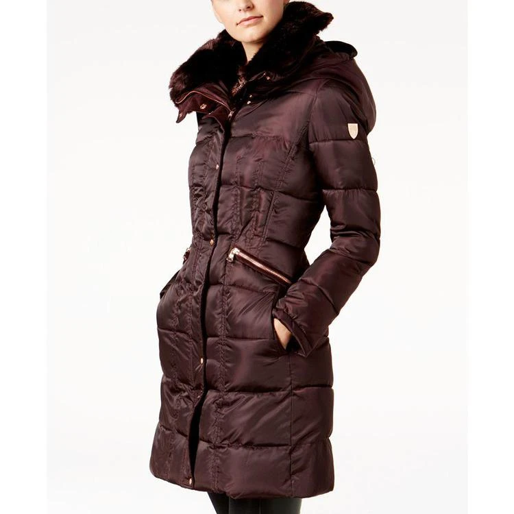 商品Vince Camuto|Faux-Fur-Trim Hooded Puffer Coat, Created for Macy's,价格¥1122,第1张图片