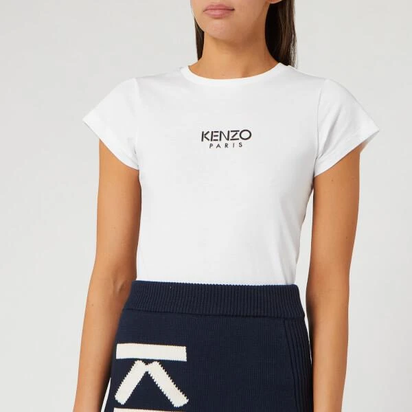 商品Kenzo|KENZO Women's Essential T-Shirt - White,价格¥545,第1张图片