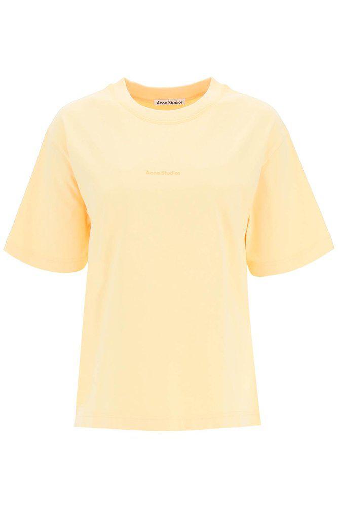 商品Acne Studios|Acne Studios Logo Printed Crewneck T-Shirt,价格¥886,第1张图片