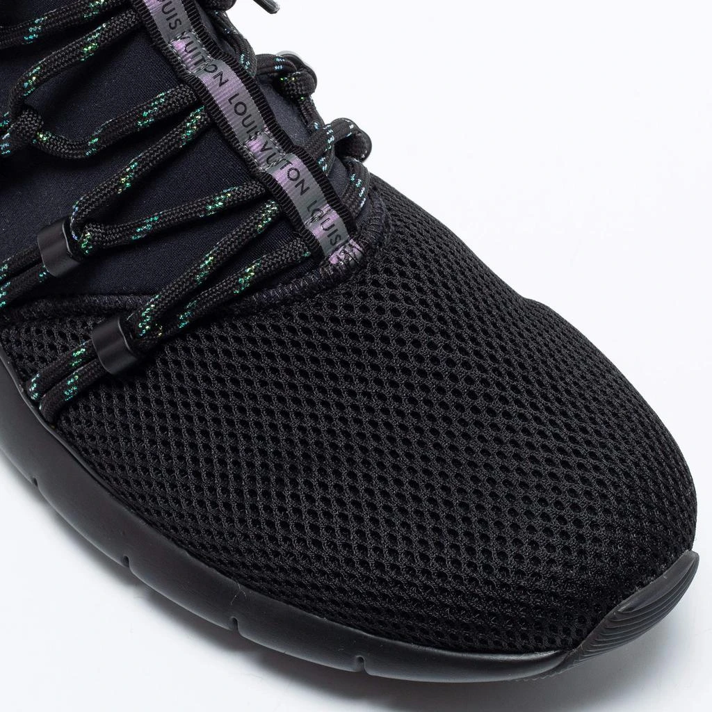 Louis Vuitton Black Fabric And Mesh Fastlane Sneakers  Size 41.5  商品