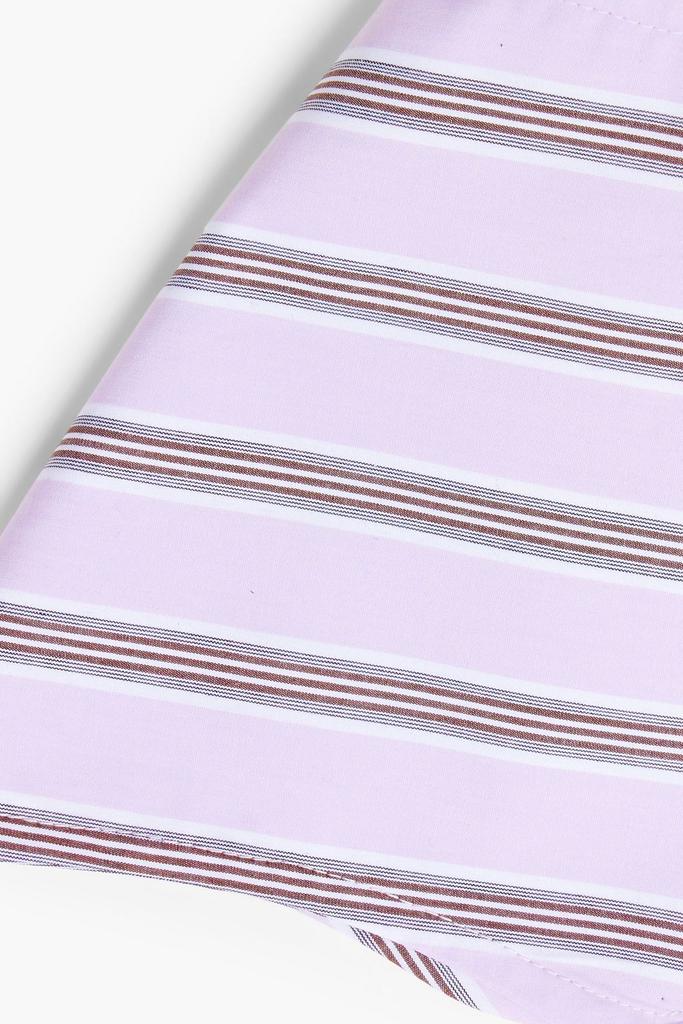 Striped organic cotton-poplin collar商品第2张图片规格展示