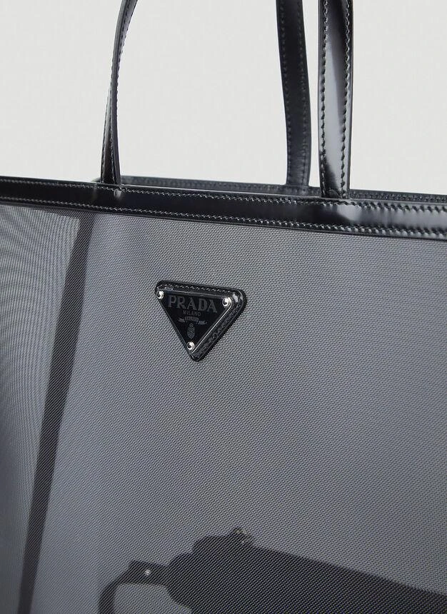 商品Prada|Mesh Tote Bag in Black,价格¥14082,第4张图片详细描述