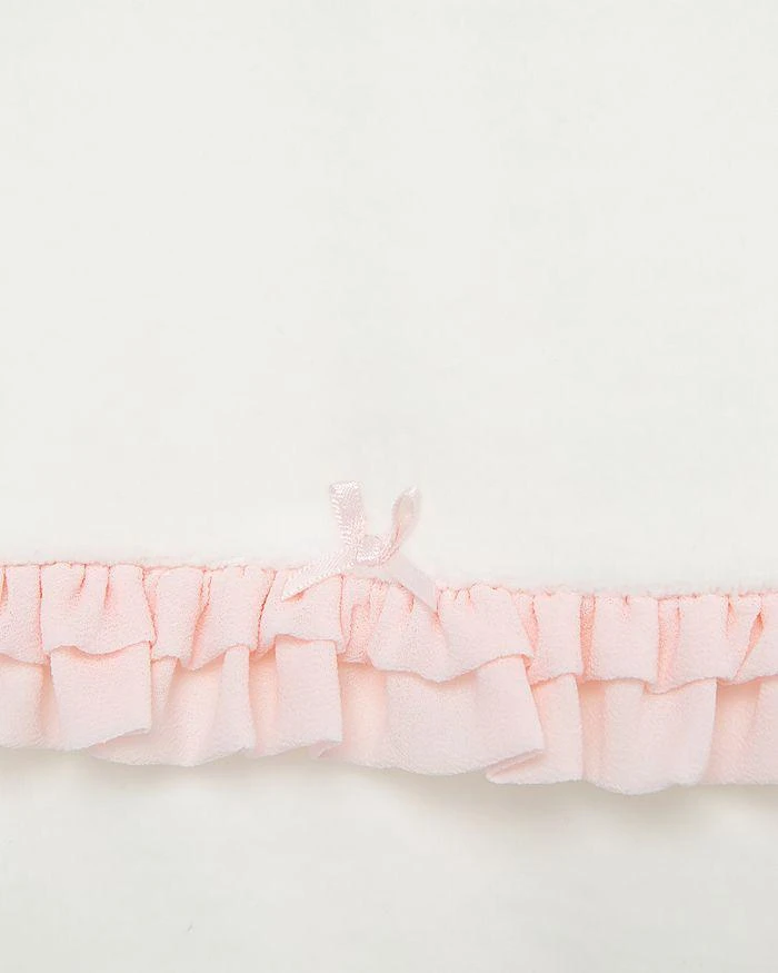 商品Little Me|Girls' Velour Ruffled Flowers Footie - Baby,价格¥76,第5张图片详细描述