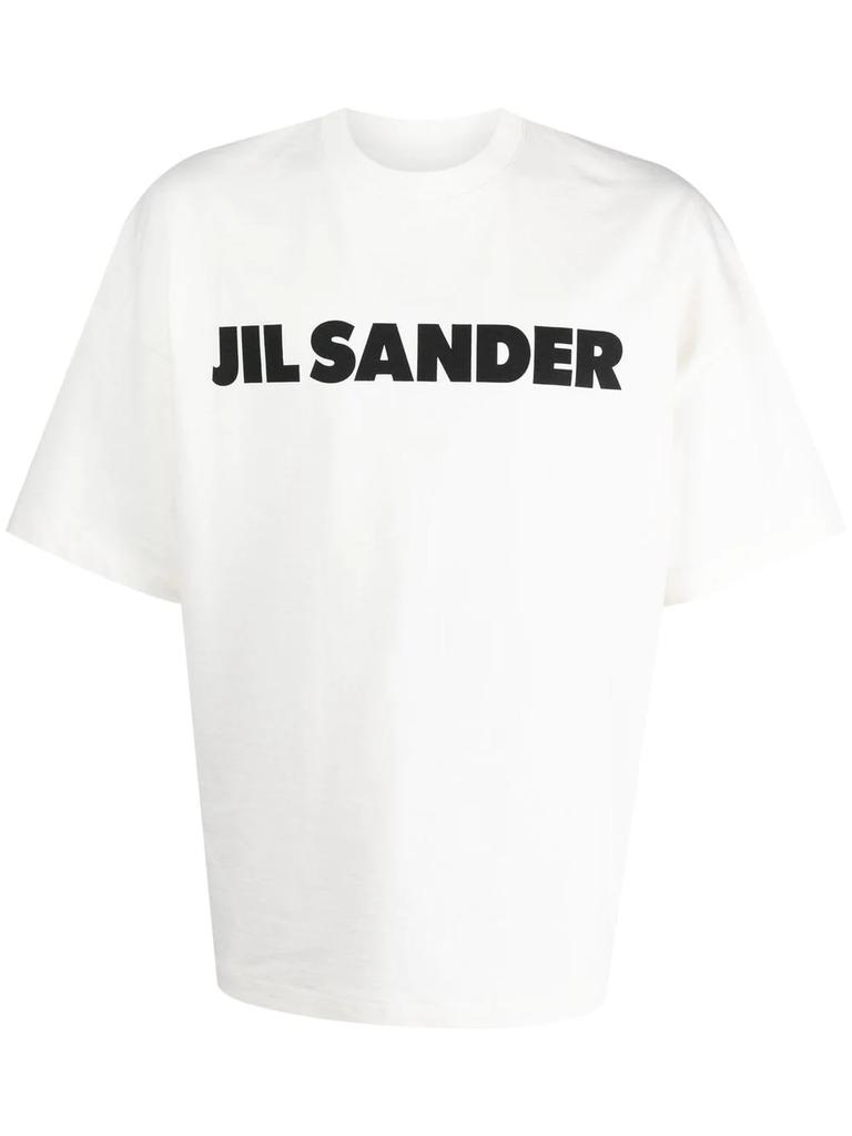 Jil Sander White Cotton T-shirt商品第1张图片规格展示