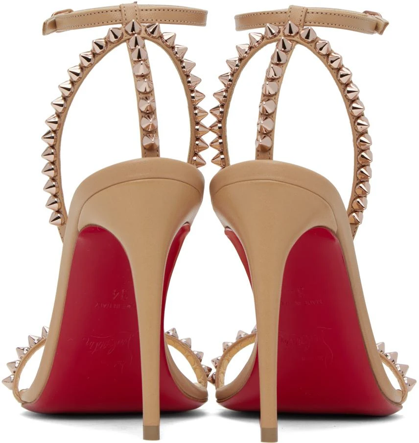 商品Christian Louboutin|Beige So Me 100 Heeled Sandals,价格¥7344,第2张图片详细描述