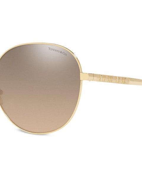 商品Tiffany & Co.|60MM Round Sunglasses,价格¥2819,第5张图片详细描述