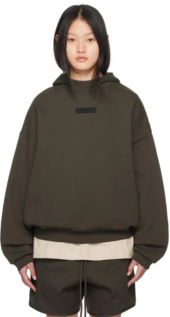 商品Essentials|Gray Pullover Hoodie,价格¥674,第1张图片