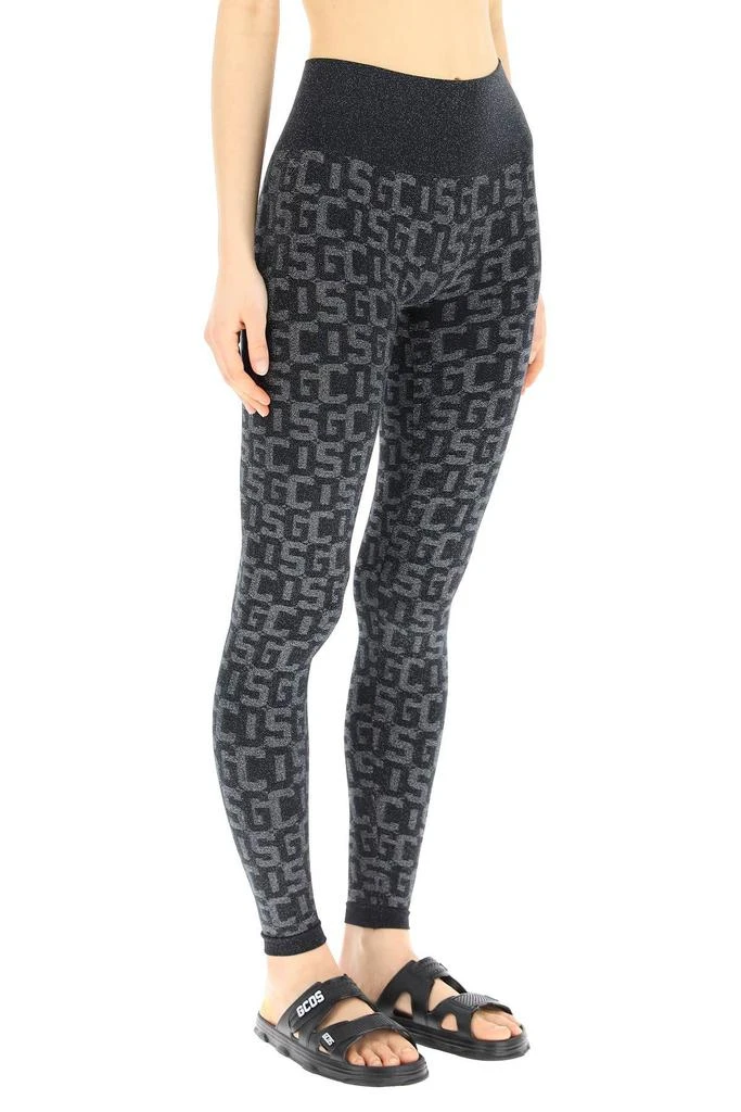 商品GCDS|LUREX MONOGRAM LEGGINGS,价格¥1138,第3张图片详细描述