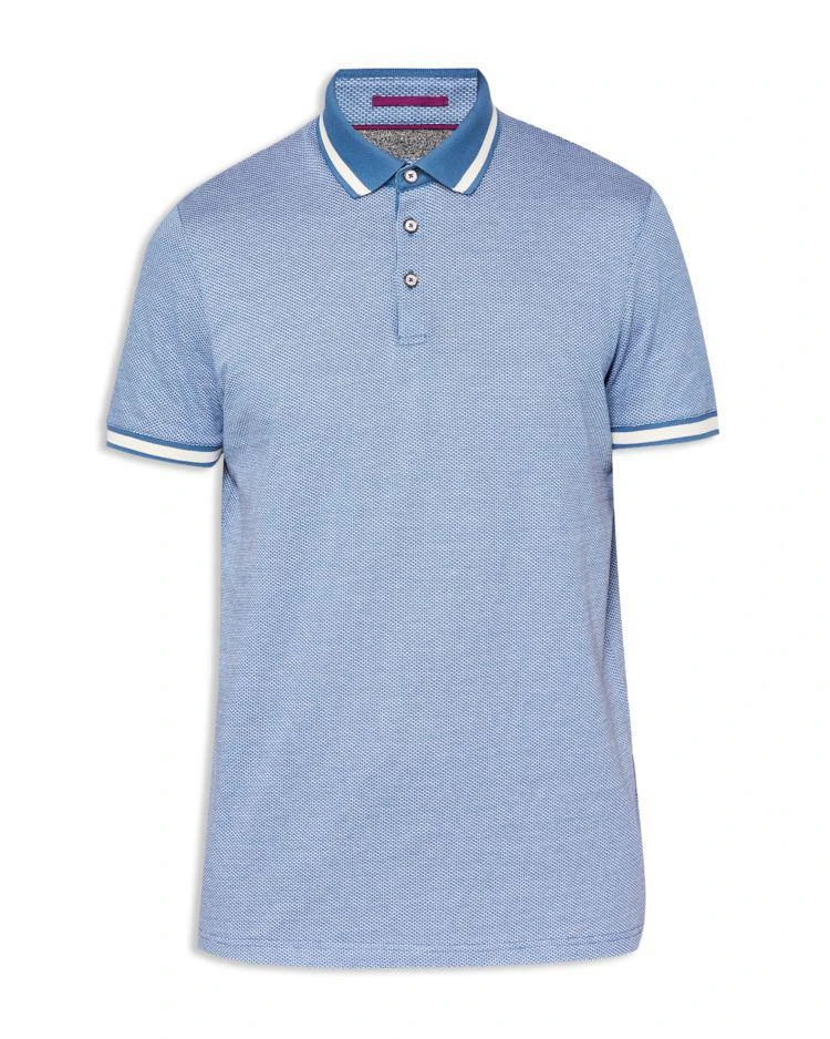 商品Ted Baker London|Poodal Stripe Detail Regular Fit Polo,价格¥618,第4张图片详细描述