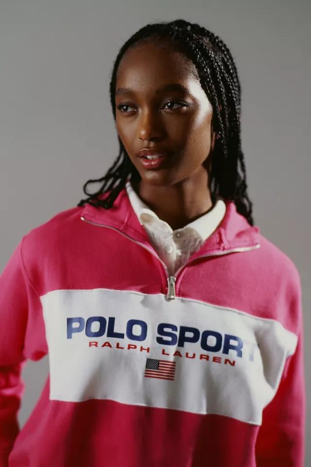 商品Ralph Lauren|Polo Ralph Lauren Sport Quarter-Zip Sweatshirt,价格¥1089,第1张图片