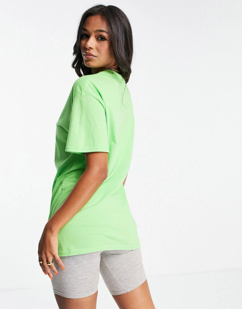 商品New Love Club|New Love Club oversized t-shirt with penguins in green,价格¥155,第2张图片详细描述
