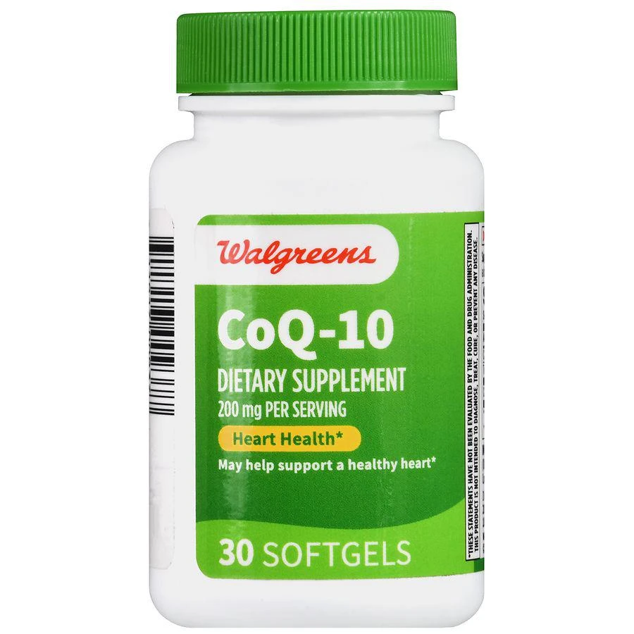 商品Walgreens|CoQ-10 200 mg Softgels (30 days),价格¥166,第2张图片详细描述