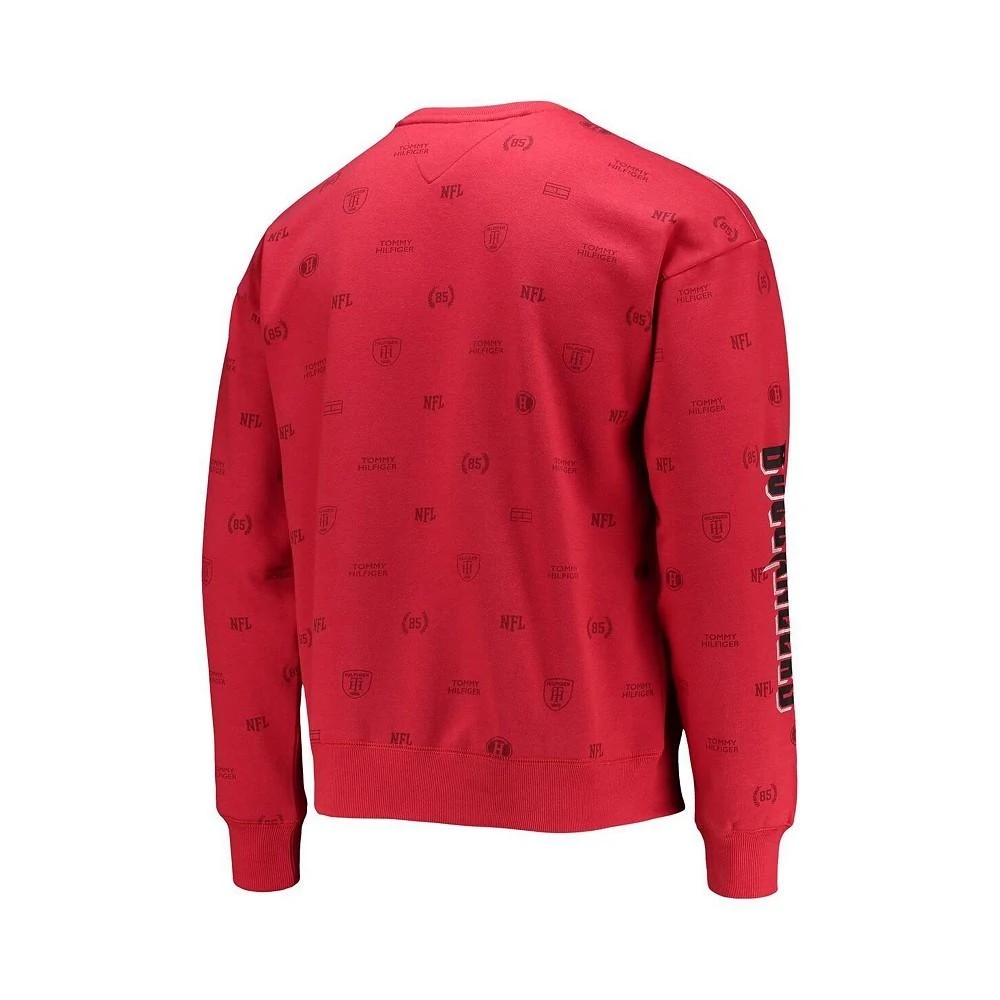 商品Tommy Hilfiger|Men's Red Tampa Bay Buccaneers Reid Graphic Pullover Sweatshirt,价格¥449,第4张图片详细描述