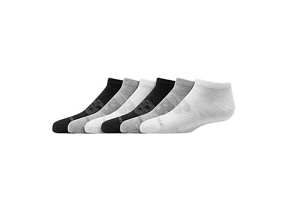 商品New Balance|Kids Flat Knit No Show Socks 6 Pack,价格¥132,第1张图片详细描述