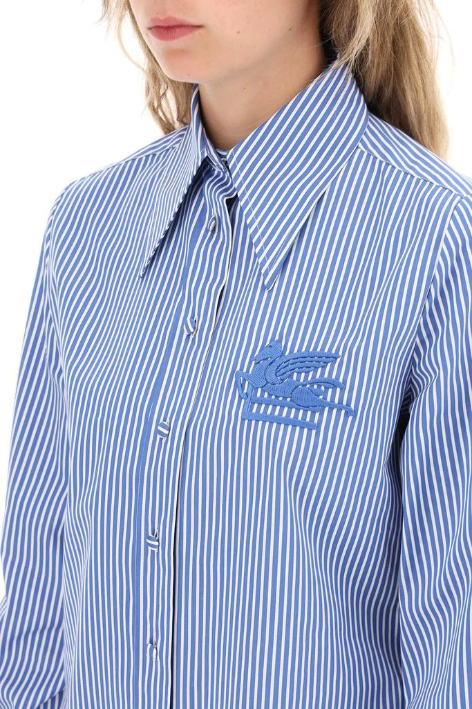 商品ETRO|striped regular fit shirt,价格¥1666,第4张图片详细描述