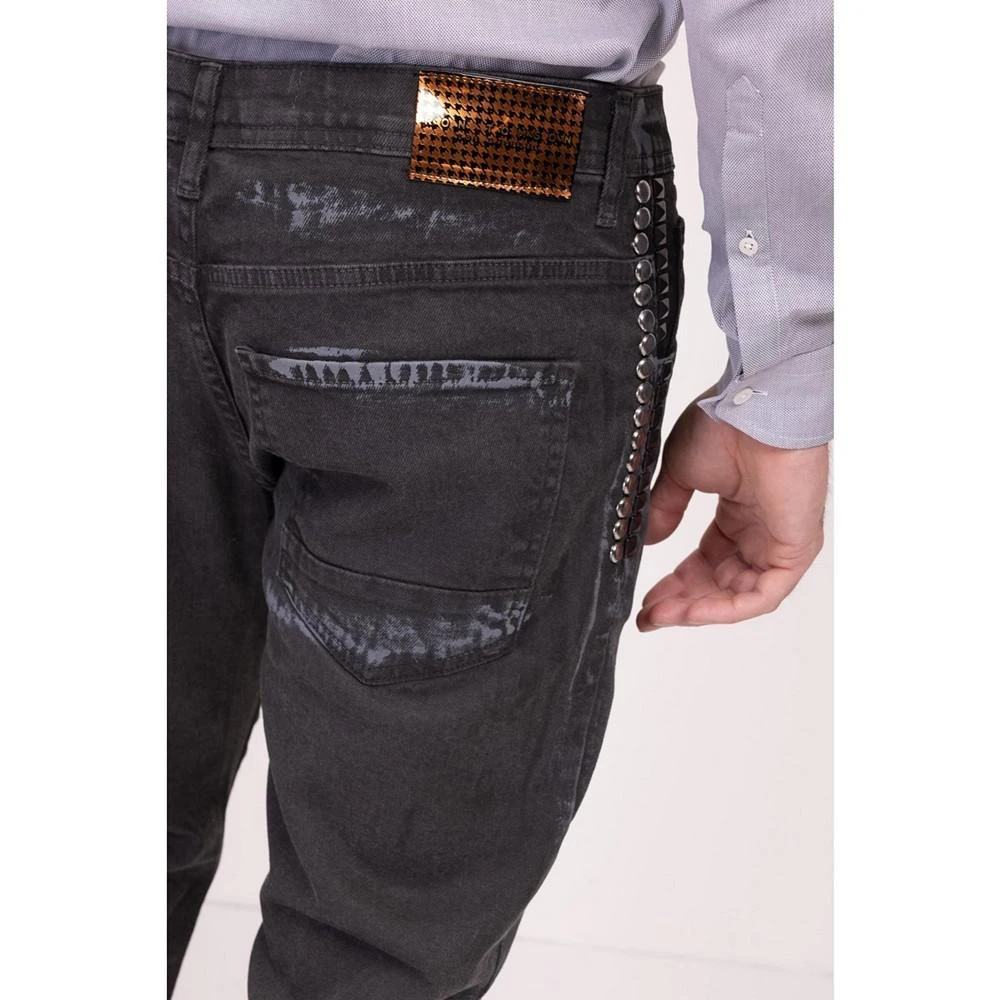 商品RON TOMSON|Men's Modern Swiped Denim Jeans,价格¥1410,第5张图片详细描述