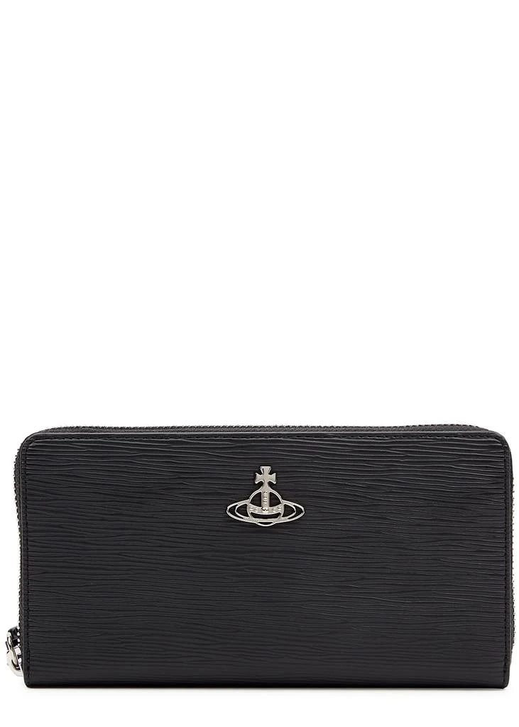 商品Vivienne Westwood|Paglia black vegan leather wallet,价格¥1687,第1张图片