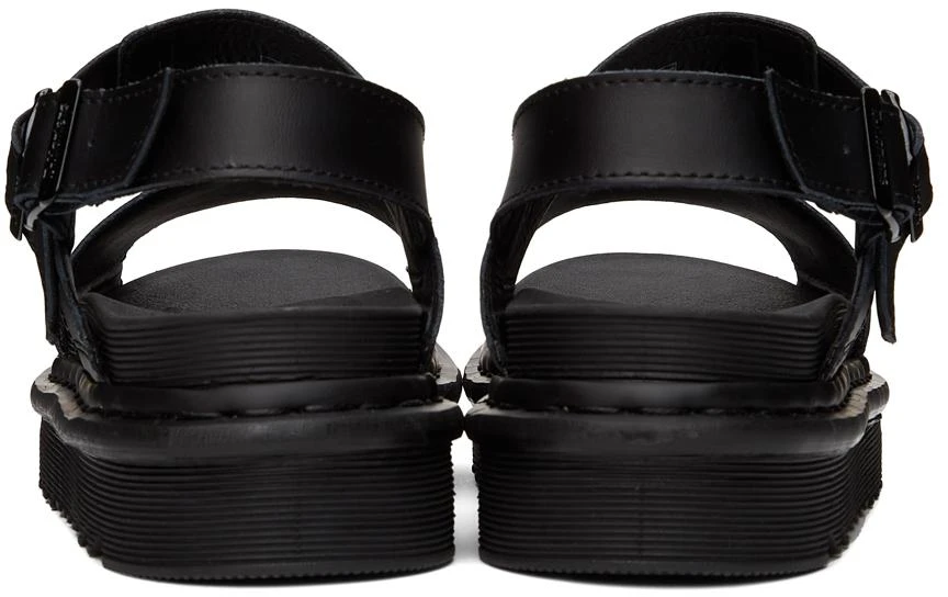 商品Dr. Martens|Black Leather Voss Sandals,价格¥587,第4张图片详细描述