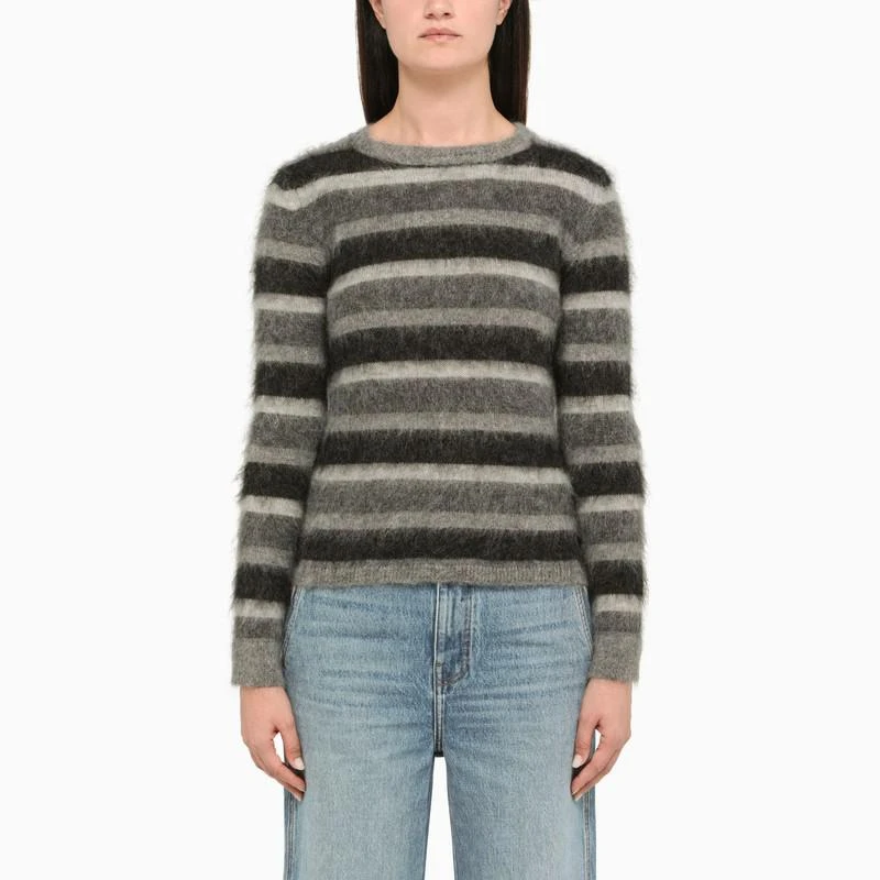 商品Max Mara|Striped mohair crew-neck jumper,价格¥995,第1张图片