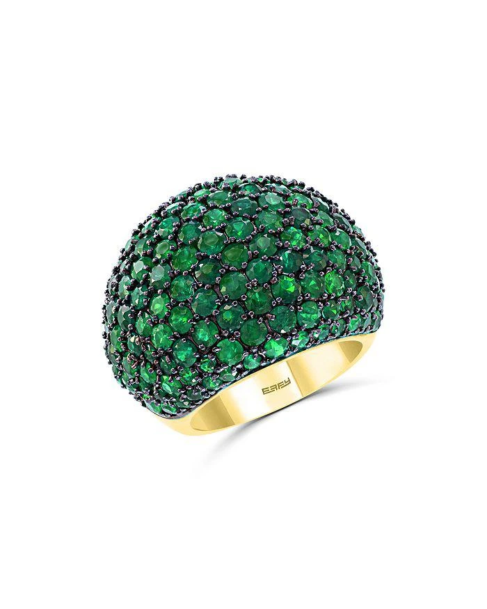 商品Bloomingdale's|Emerald Statement Ring in 14K Yellow Gold - Exclusive,价格¥34025,第1张图片详细描述