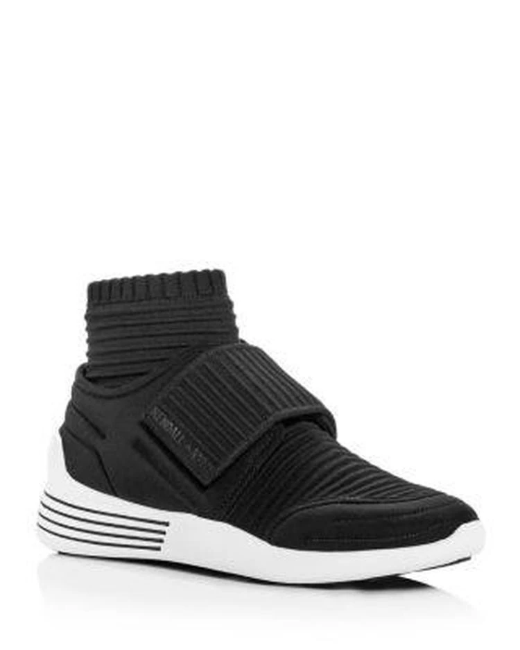 商品KENDALL & KYLIE|Women's Brax Ribbed Knit Mid-Top Wedge Sneakers,价格¥613,第1张图片