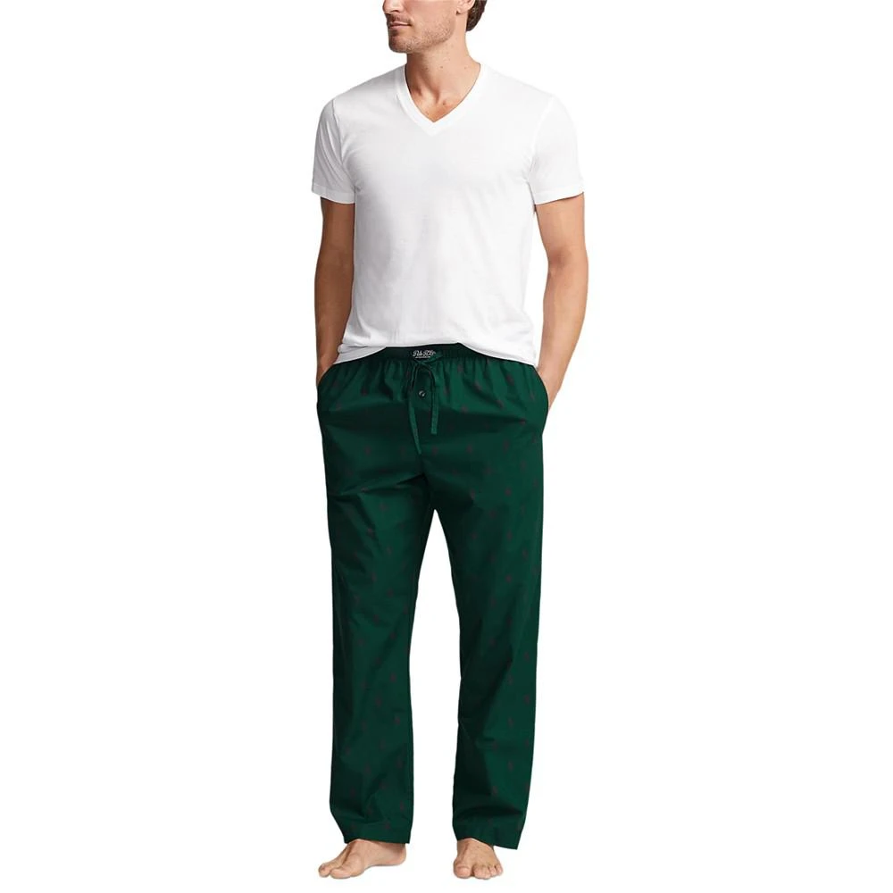 商品Ralph Lauren|Men's Cotton Broadcloth Pajama Pants,价格¥167,第4张图片详细描述