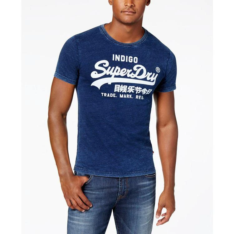 商品Superdry|Men's vintage Logo Indigo T-Shirt,价格¥127,第1张图片