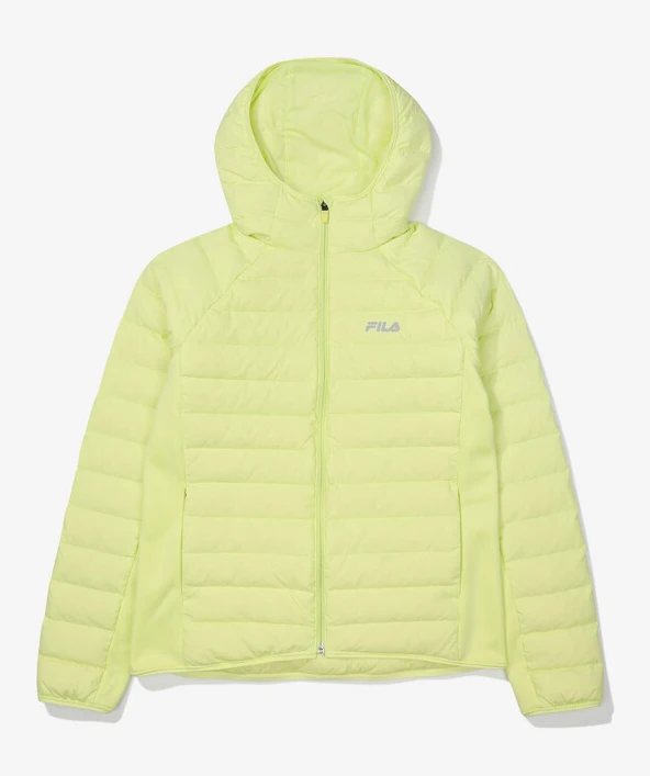【享贝家】ZY-（预售） FILA 斐乐 纯色休闲连帽羽绒外套 女款 FS2DJF4251F 商品