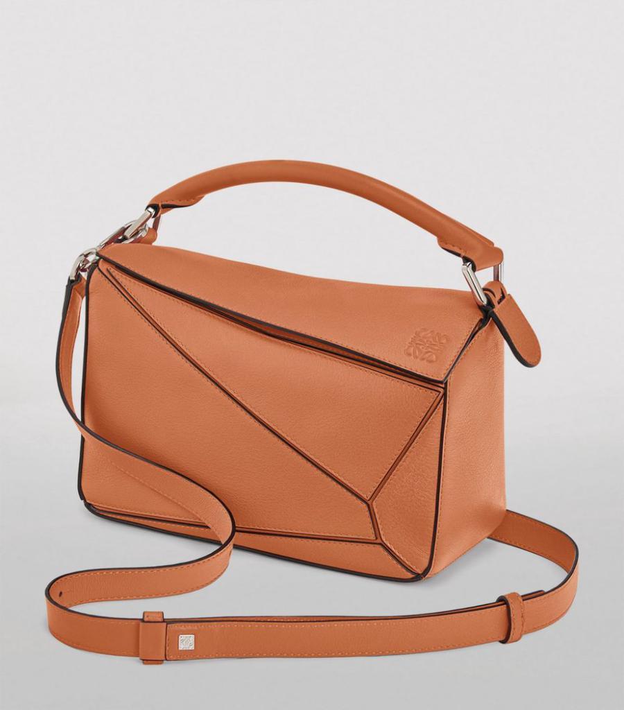 商品Loewe|Small Leather Puzzle Top-Handle Bag,价格¥21486,第6张图片详细描述