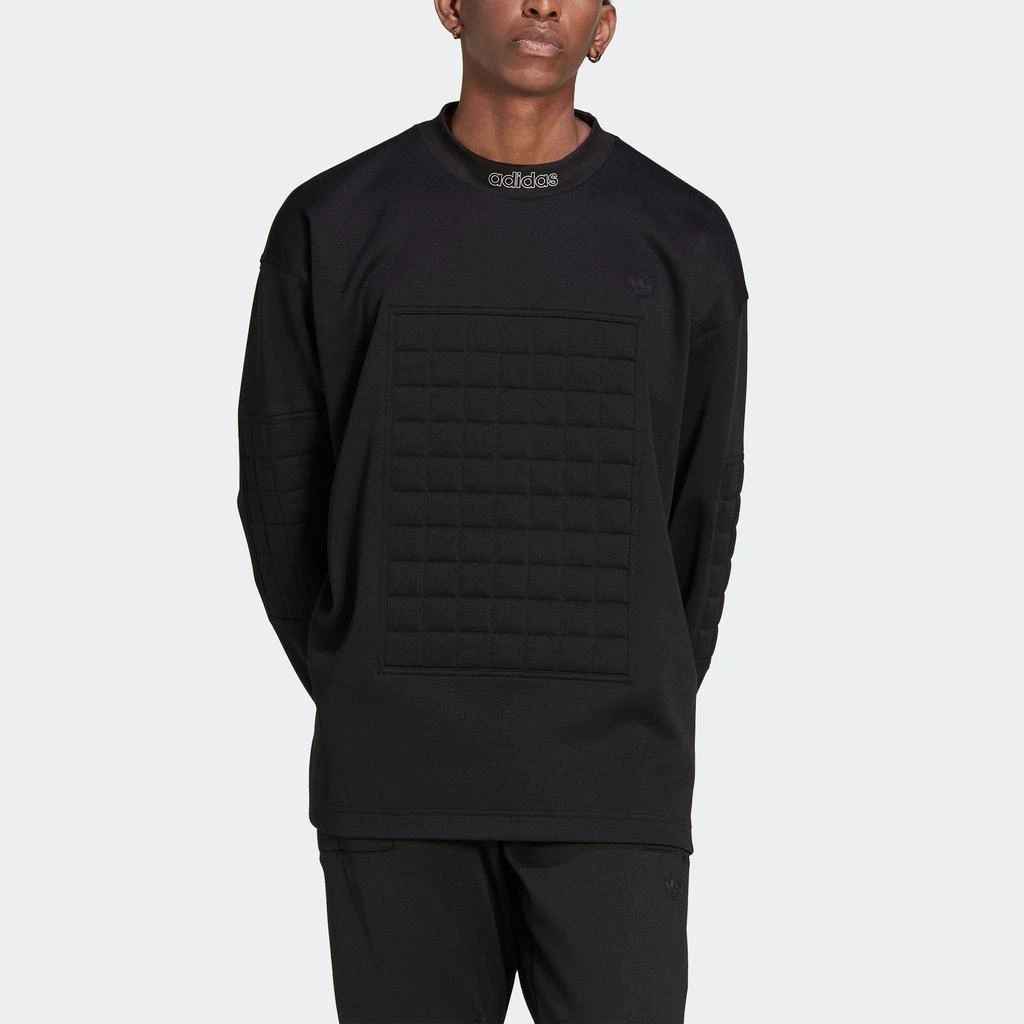 商品Adidas|Men's adidas Blue Version Goalkeeper Crew Sweatshirt,价格¥554,第1张图片