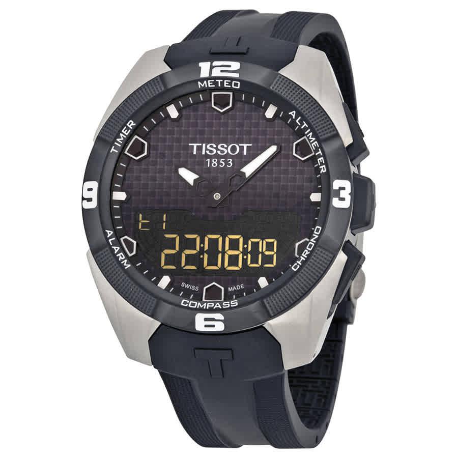 Tissot T-Touch Expert Solar Black Rubber Mens Watch T0914204705100商品第1张图片规格展示