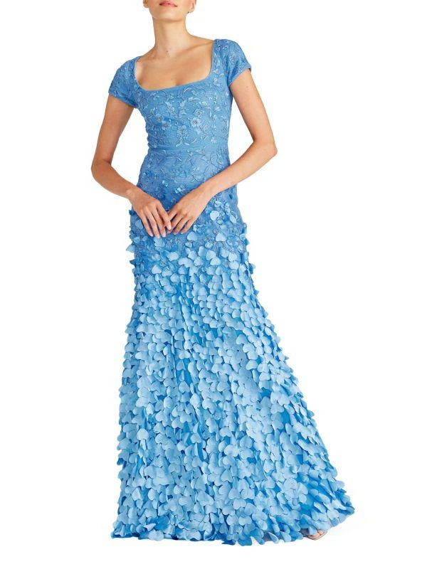商品Theia|Dawn Beaded Floral Gown,价格¥2485,第1张图片