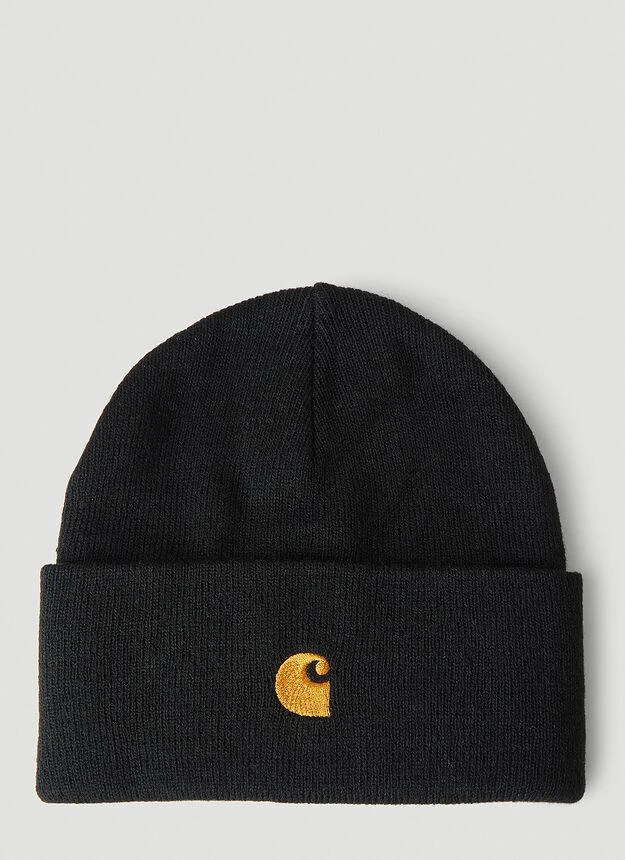 商品Carhartt WIP|Chase Beanie Hat in Black,价格¥114,第1张图片