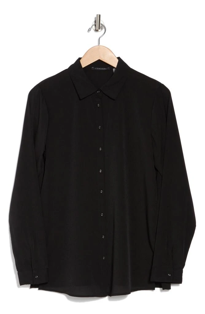 商品Tahari|Long Sleeve Button Front Shirt,价格¥147,第3张图片详细描述