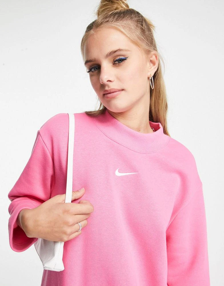 商品NIKE|Nike mini swoosh fleece dress in pinksicle,价格¥317,第4张图片详细描述