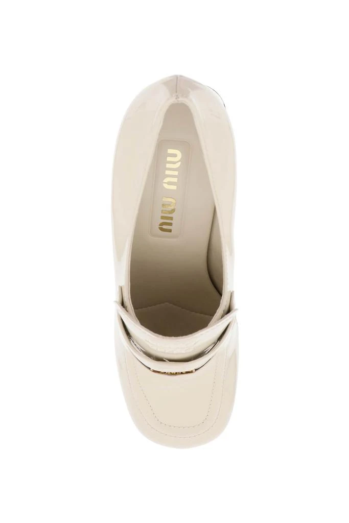 商品Miu Miu|Miu miu patent leather penny loafers,价格¥4004,第2张图片详细描述