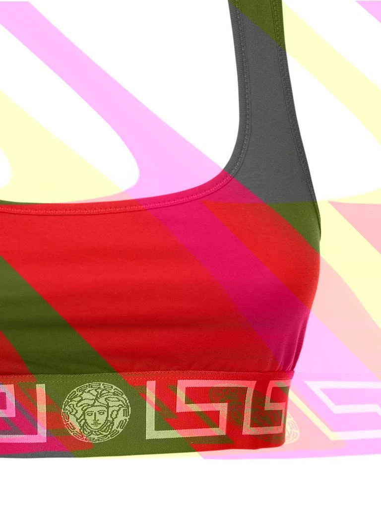 商品Versace|Stretch Cotton Jersey Bra Top,价格¥732,第3张图片详细描述