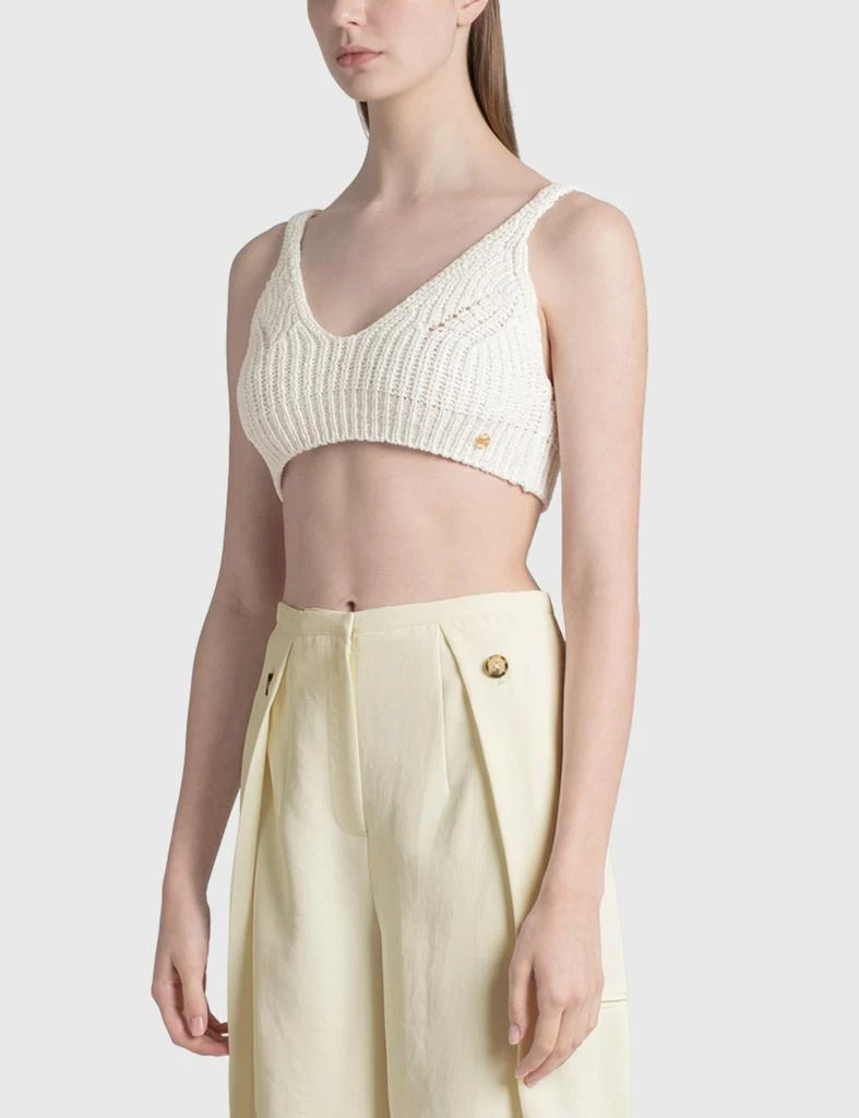 商品Recto|Cotton Knit Beach Bra Top,价格¥683,第2张图片详细描述