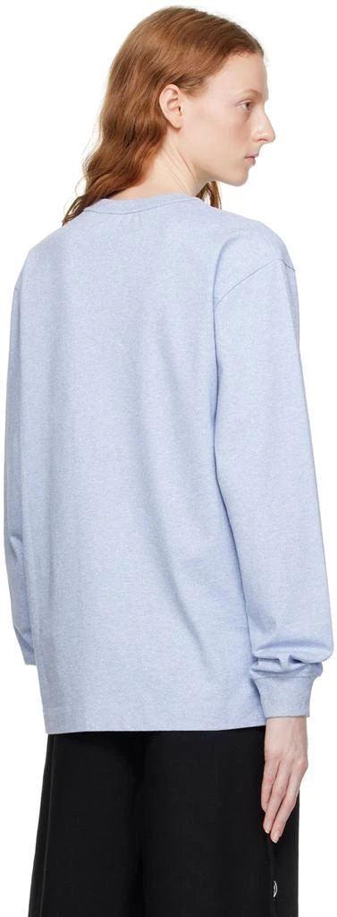 商品Alexander Wang|Blue Glitter Long Sleeve T-Shirt,价格¥1766,第3张图片详细描述